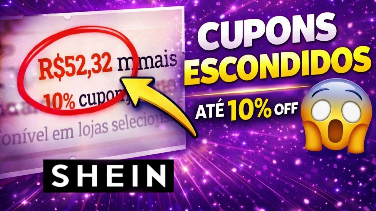 Melhores CUPONS de DESCONTO SHEIN 2026 