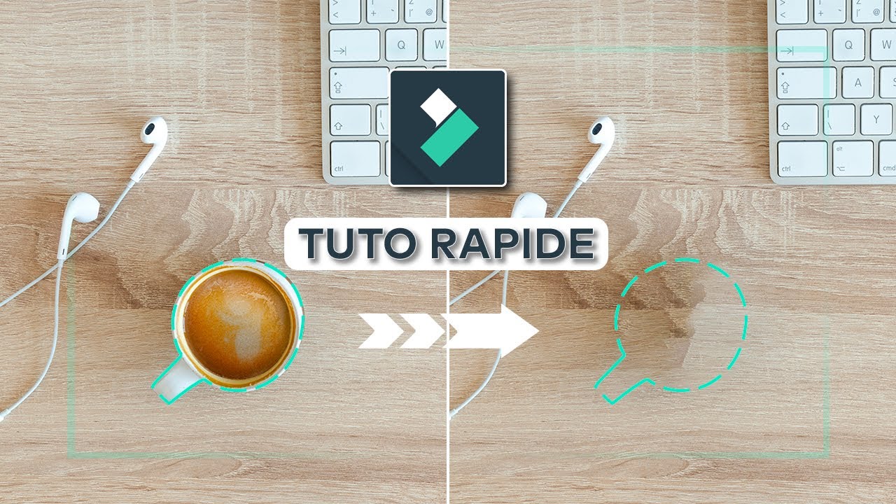 Faire DISPARAÎTRE un OBJET || TUTO Montage Filmora