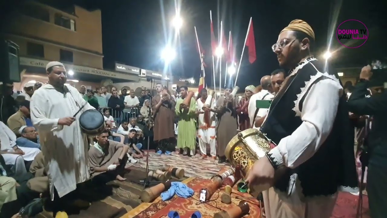 الجزء 4 من موسم جمعية حمادشة للفنون الشعبية - مع الطائفة الحمدوشية بمدينة دمنات -تارودانت ماي 2025 -
