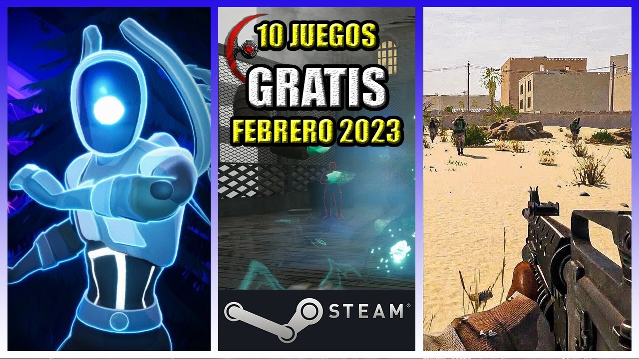 10 nuevos MEJORES JUEGOS GRATIS de STEAM que salieron en FEBRERO 2023