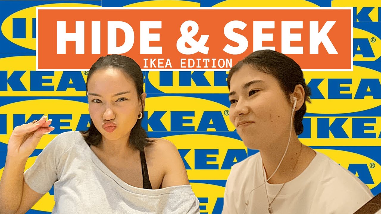 HIDE & SEEK in IKEA w/ my girlfriend (someone walks in on me)