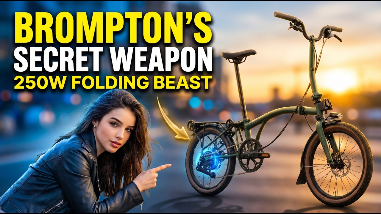 📹Brompton G Line Electric — высокая цена, отличные характеристики🚀