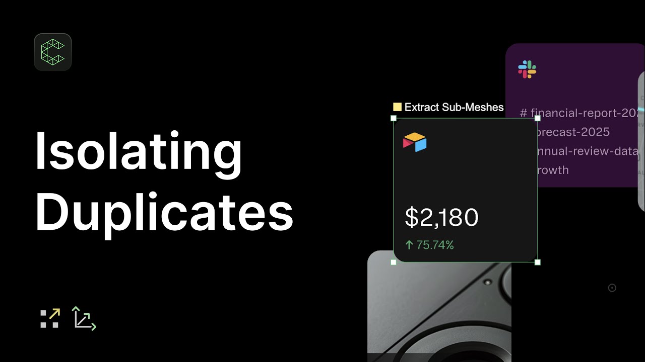 Isolating Duplicates & Depth Sorting in Cavalry | Extract Submeshes, 3D Matrix Tutorial