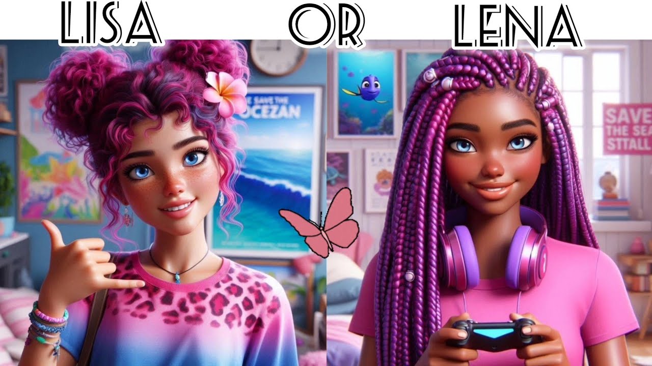 LISA OR LENA 💖 🦋 #3 AI IMAGES & DESIGNS 