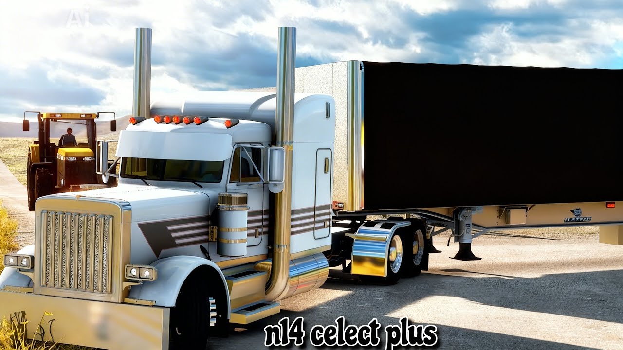 American truck simulator-peterbilt 379(realistic driving 