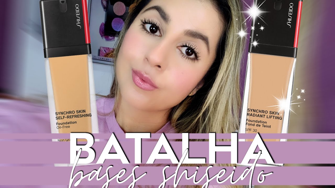 BATALHA DE BASES SHISEIDO | Radiant Lifting x Self Refreshing | Primer Shiseido Soft Blurring