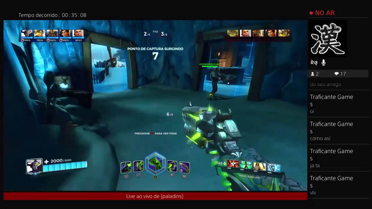 Gravando o Primeiro capitulo de (paladins) novo:1 serie do 2 capitulo