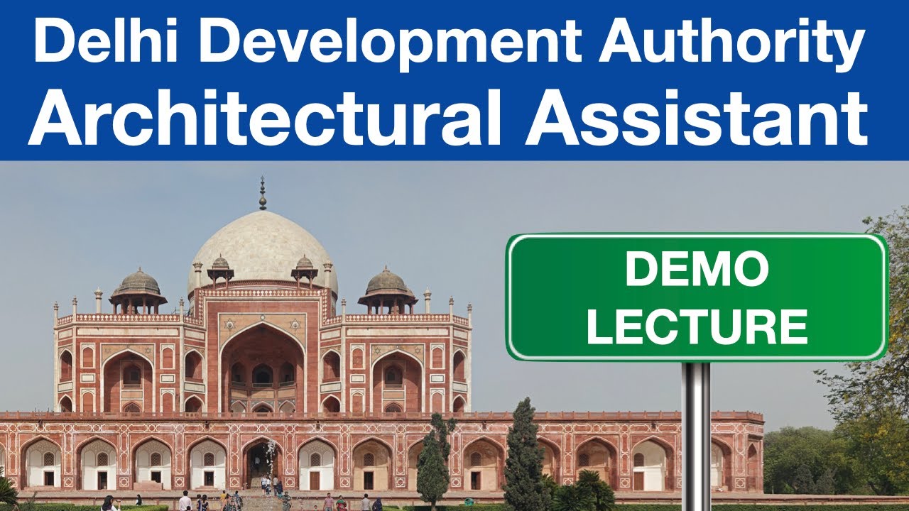 DDA Architectural Assistant 2023 Lecture 1 (Demo Class)