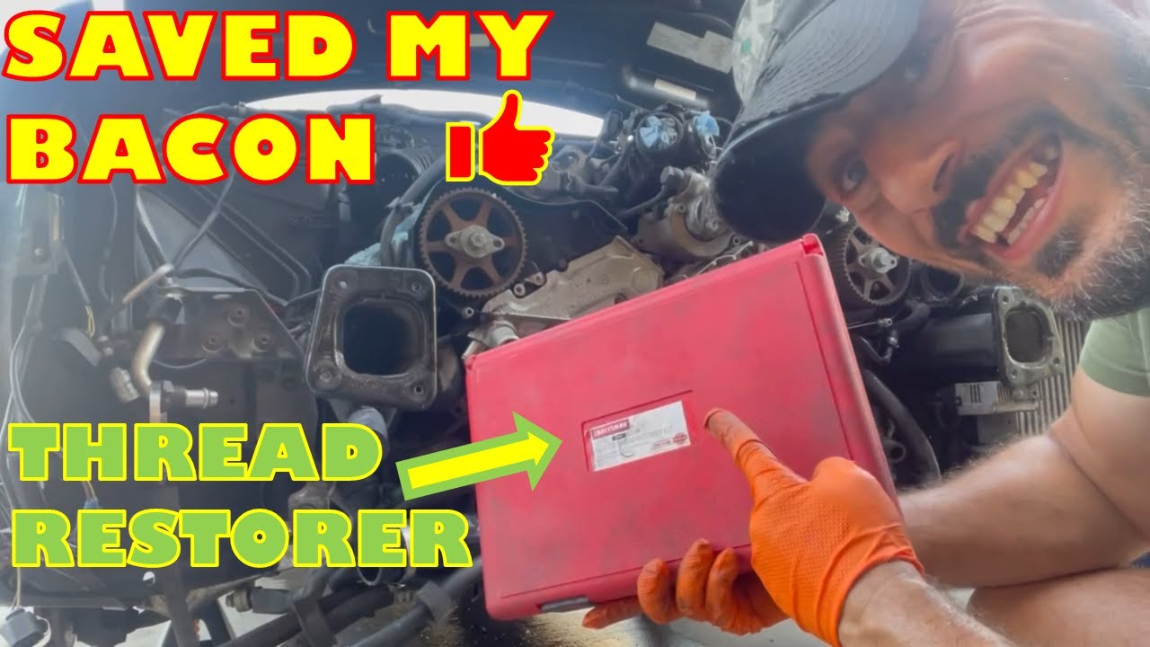 This Thread Restorer Kit Saved My Project - Another Essential Tool for the DIY Auto Mechanic / Tech!