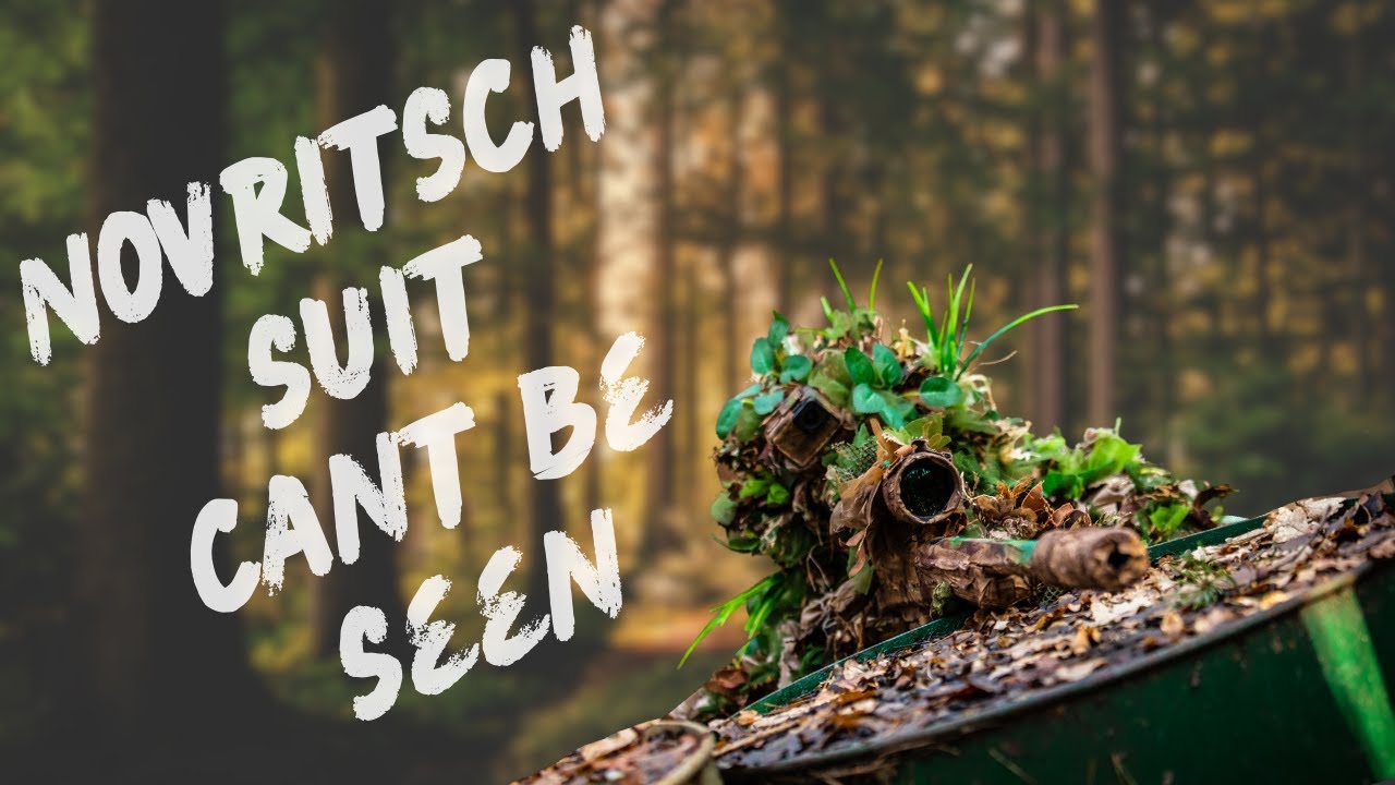 THIS NOVRITSCH GHILLIE suit is invisible!