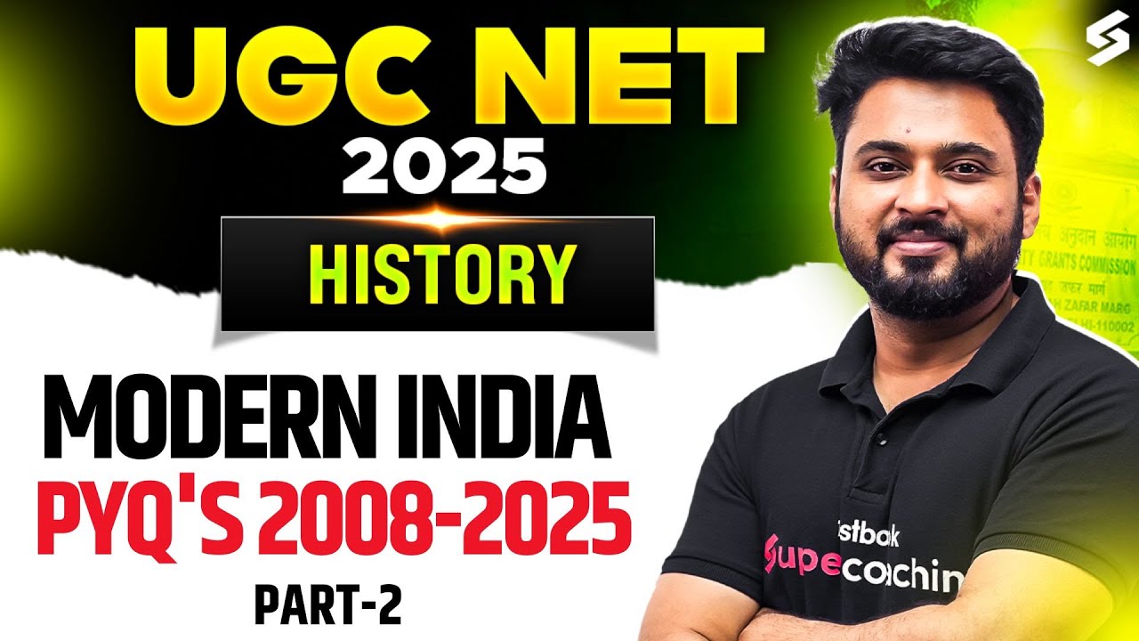 UGC NET History Paper 2 | Modern India History UGC NET PYQs #2 By Ashwani Sir | UGC NET Dec 2025