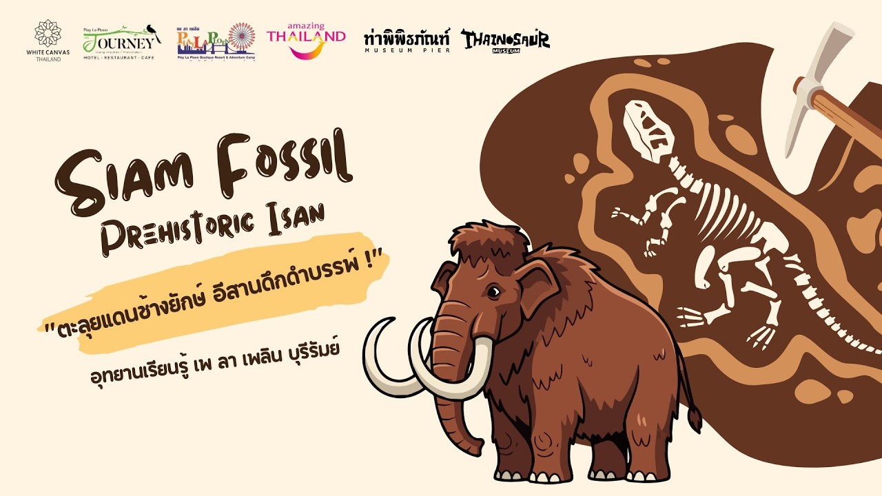 ตะลุยดินแดนช้างยักษ์! เปิดประตูมิติ SIAM FOSSIL ผจญภัยโลกฟอสซิลล้านปีที่ เพ ลา เพลิน
