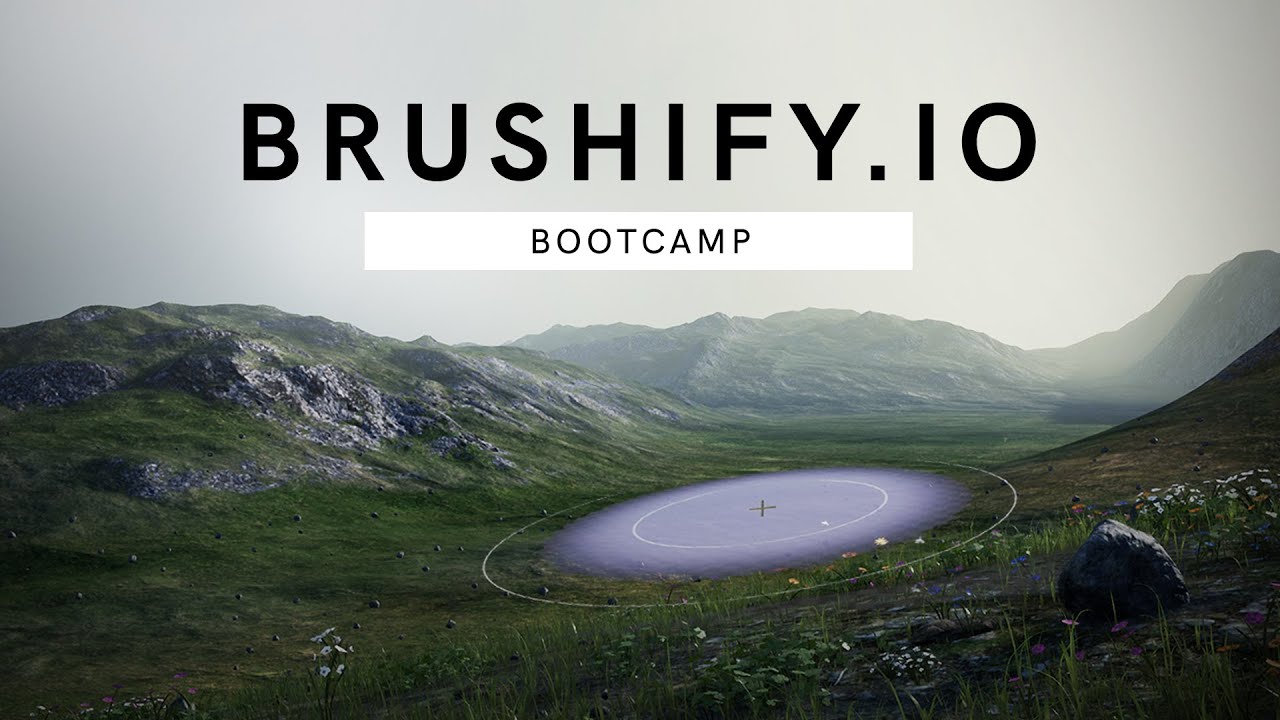 Brushify Bootcamp - Landscape sculpting and level design in Unreal Engine
