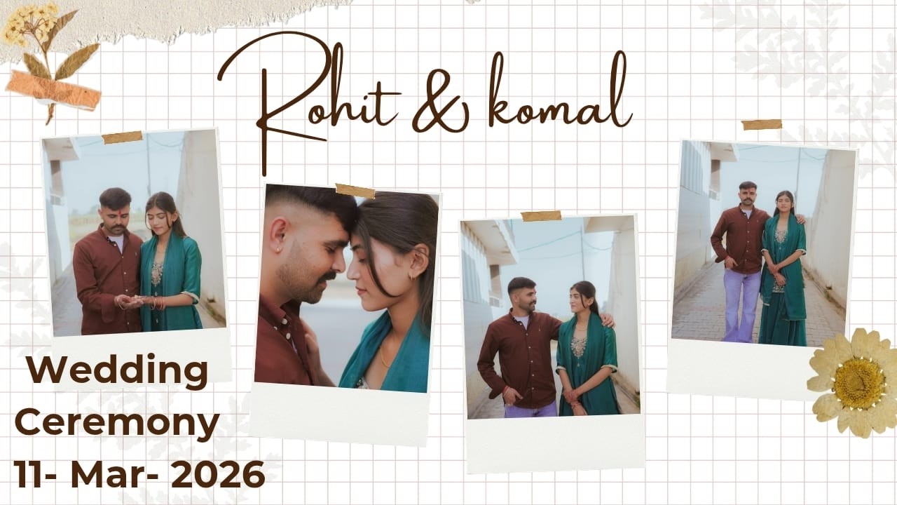 ROHIT & KOMAL /WEDDING CEREMONY LIVE / 11-3-2026 / ATTAR FILMS