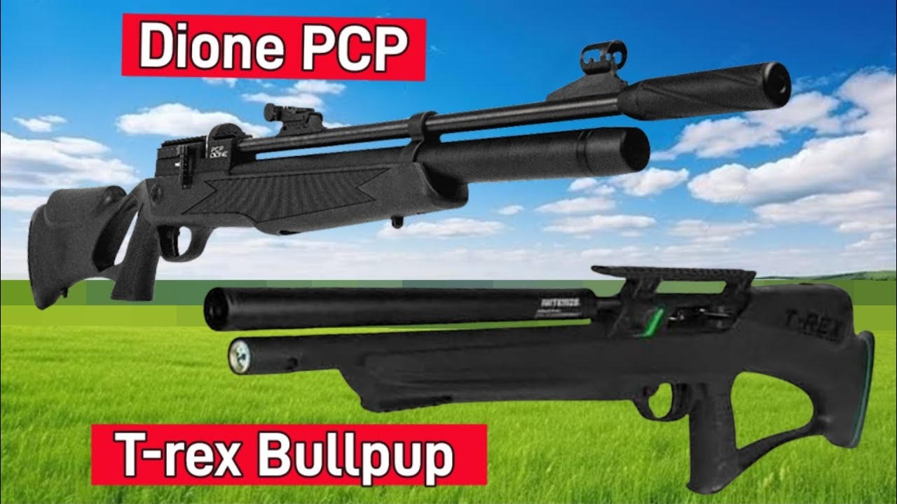 Carabina T-rex Bullpup ou Dione PCP qual a devo escolher?