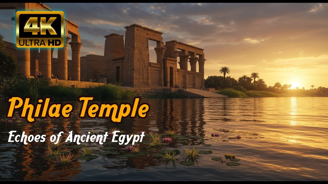 Philae Temple &ndash; Mystical Egyptian Music Journey (3 Hours Relaxation in 4K)