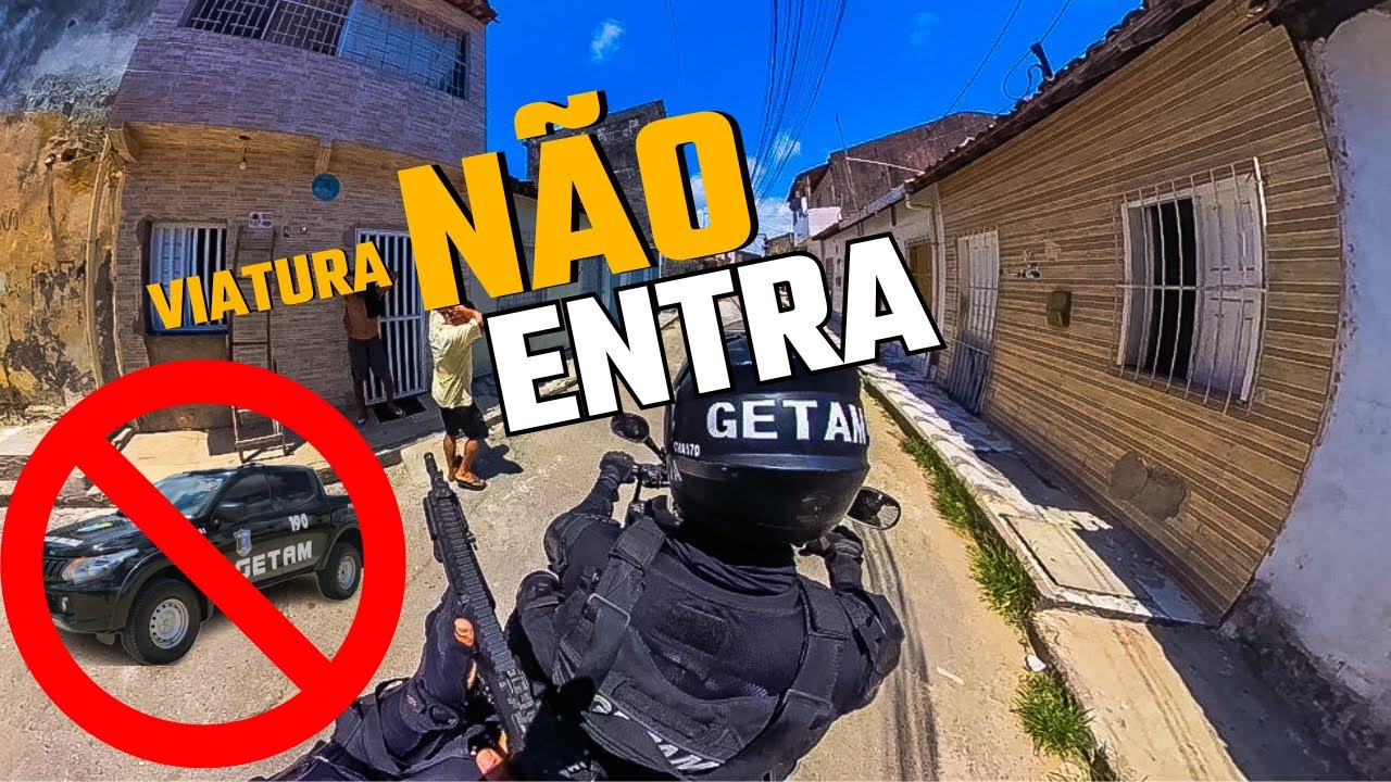 GETAM em ação pelos becos do São Conrado em Aracaju Sergipe