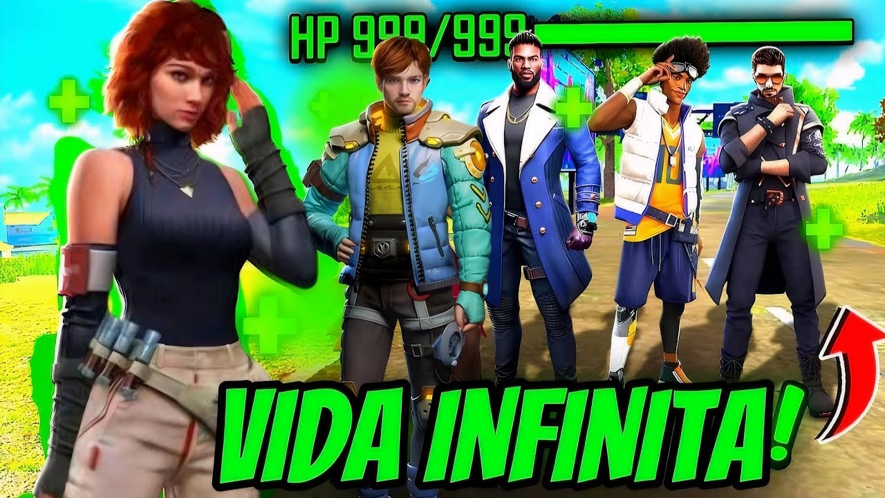 MELHOR COMBO DE VIDA INFINITA COM A NOVA HABILIDADE DO ALOK NO FREE FIRE EM 2026!