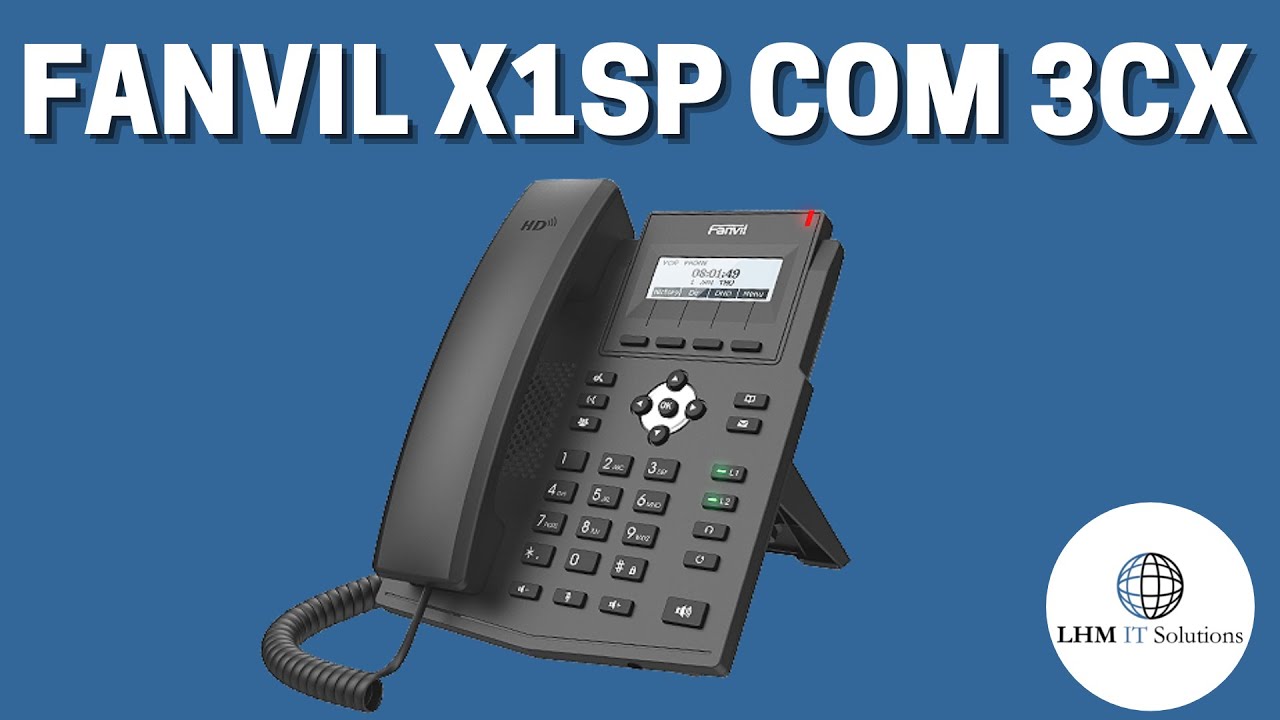 COMO UTILIZAR TELEFONE FANVIL X1SP