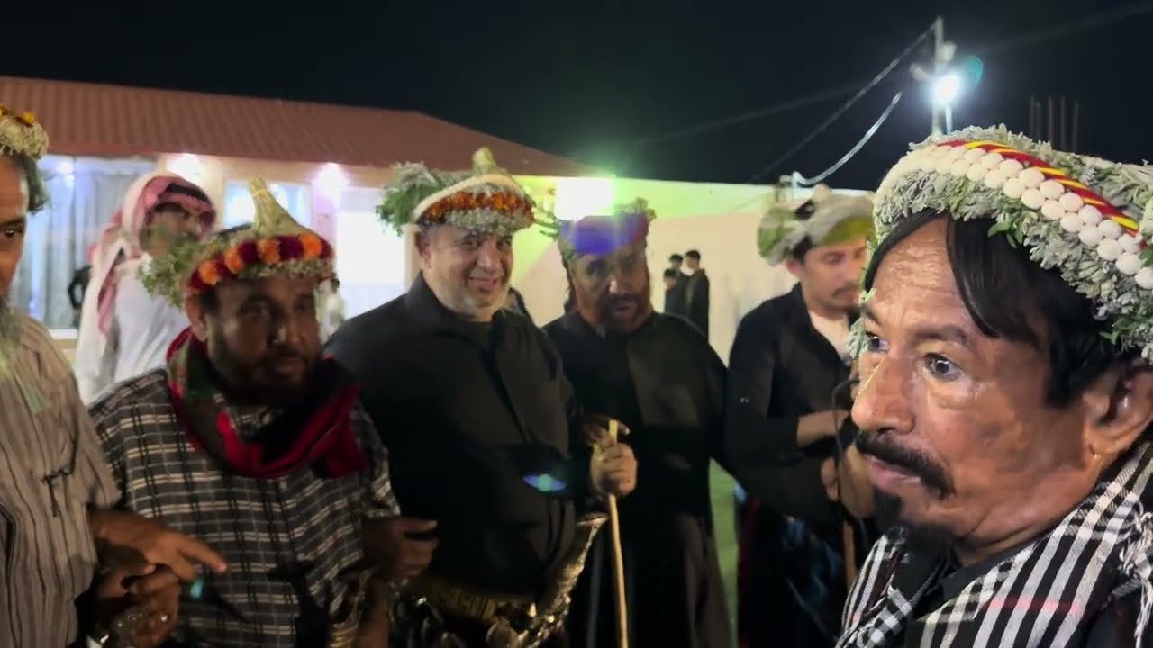 ترحيبة صف بلغازي بالضيوف في حفل زواج الشاب بندر بن سلمان بن محمد الغزواني في استراحة لمة أحباب
