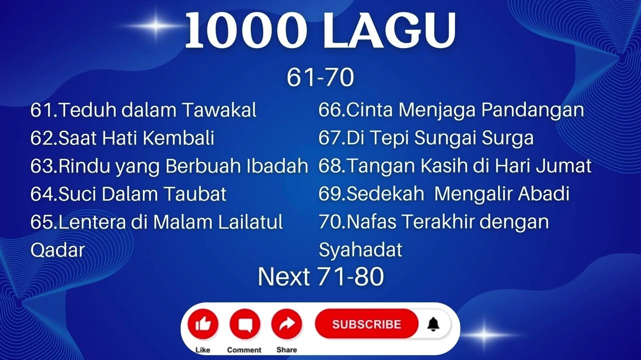 1000 lagu enak di dengar mp3 61-70