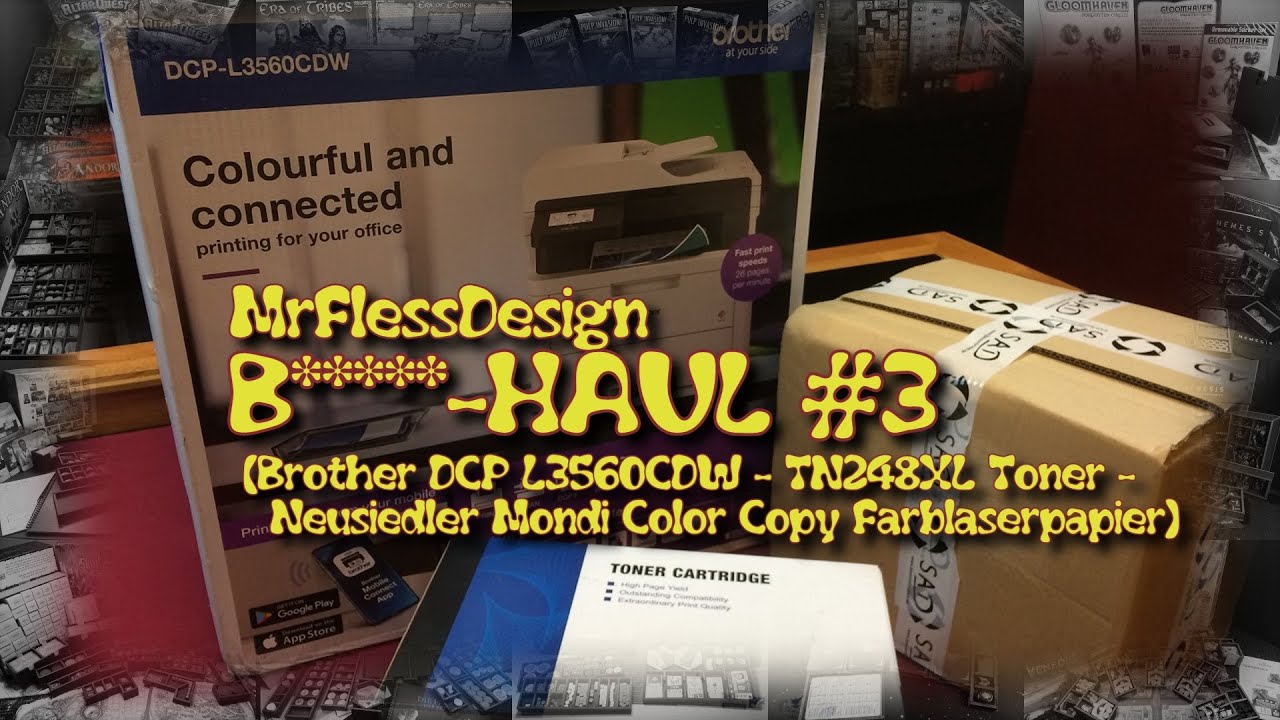 B*****-HAUL #03 (Brother DCP L3560CDW - TN248XL Toner - Neusiedler Mondi Color Copy Farblaserpapier)