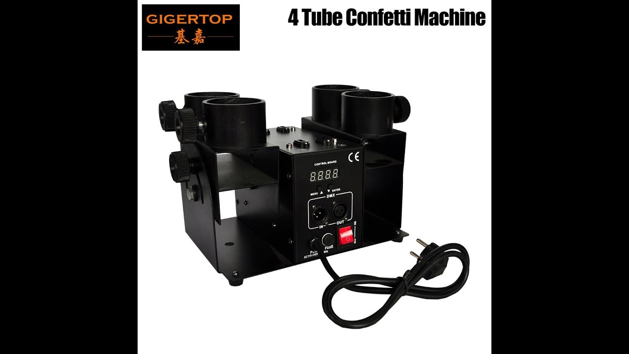 4Headds Confetti Machine by DMX512