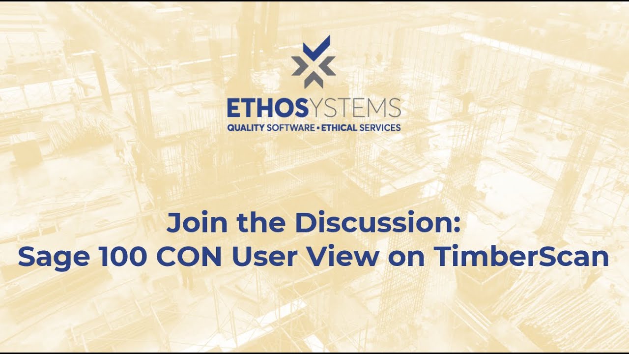 Join the discussion: Sage 100 CON User View of TimberScan
