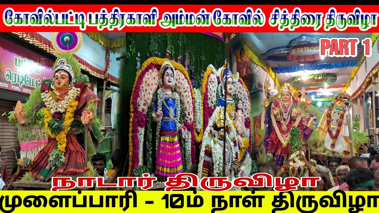 கோவில்பட்டி பத்திரகாளி அம்மன்  கோவில் முளைப்பாரி | Kovilpatti Pathirakaliyamman Kovil Thiruvila