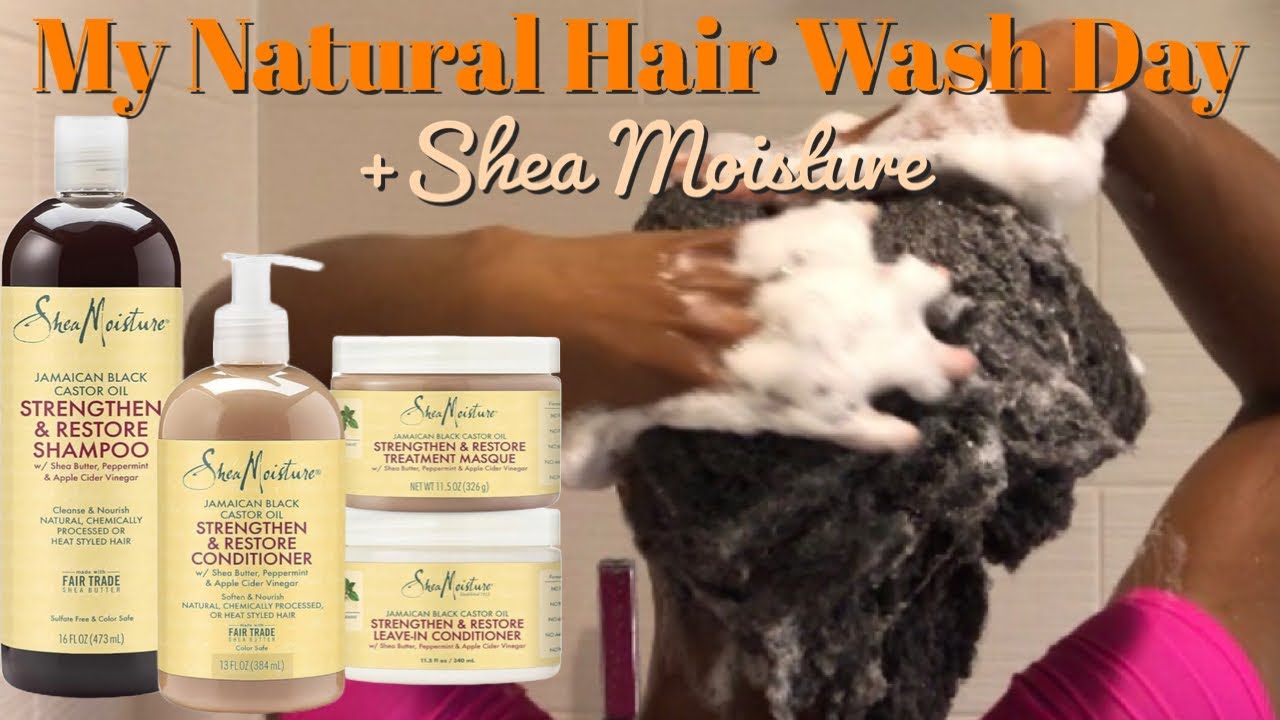 MY 4C NATURAL HAIR WASH DAY ft. Shea Moisture Jamaican Black Castor Oil | 2024 | Honest review