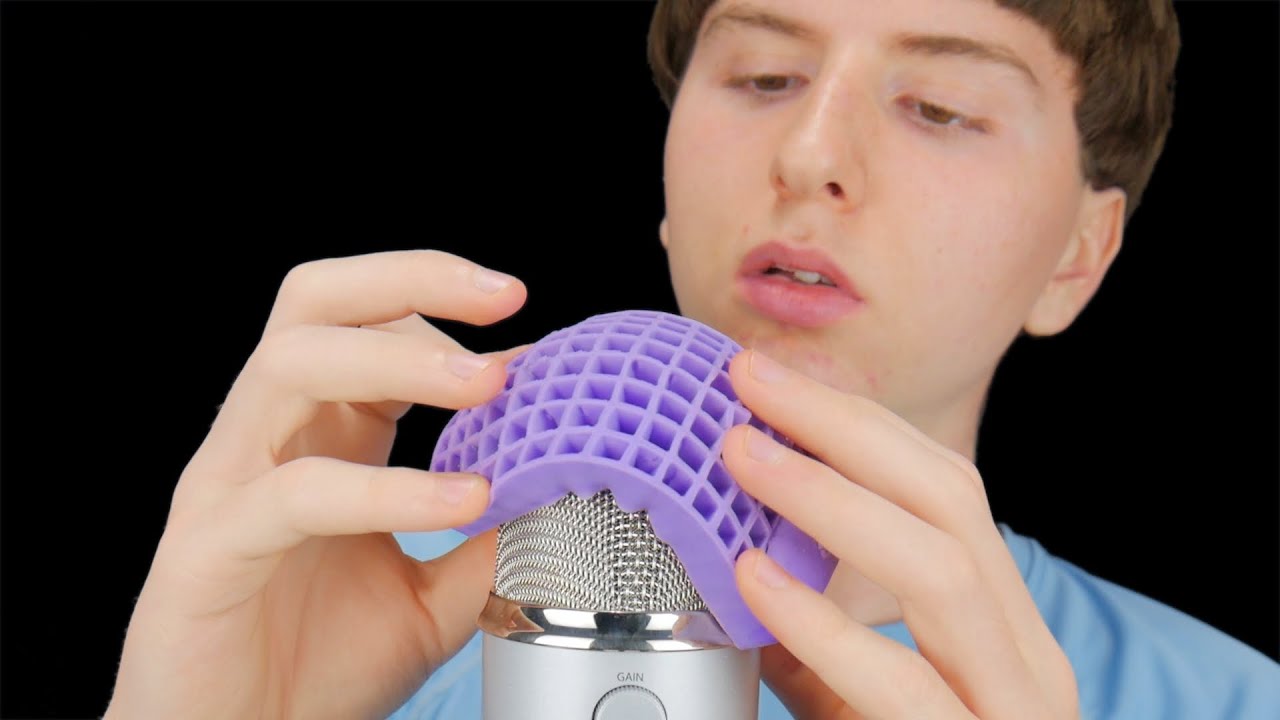 [ASMR] Purple Pillow DIRECTLY On The Mic *Extremely Tingly*