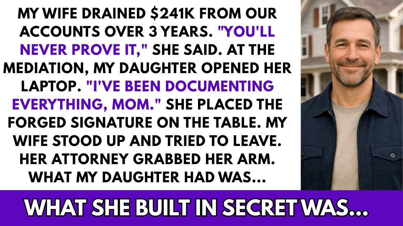 My Daughter Kept A Secret For 4 Years. At My Divorce Mediation She Opened Her Laptop. My Wife's F...