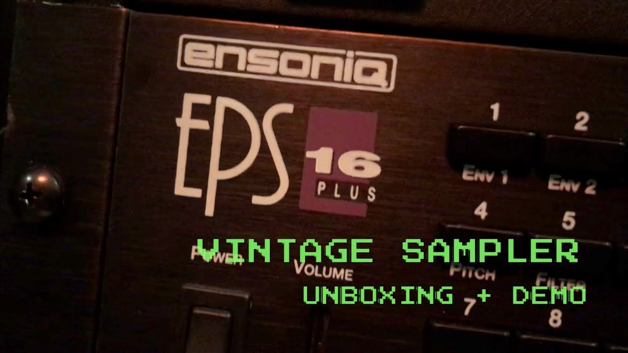 Vintage Sampler Unboxing: Ensoniq EPS-16 Plus Rack