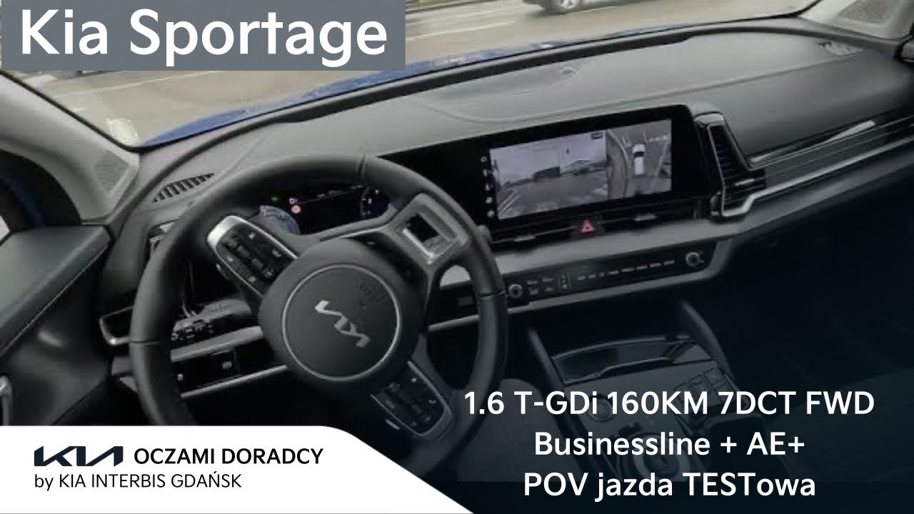 Kia Sportage [1.6 T-GDI 160KM 7DCT FWD] Businessline + Drive Wise Plus |  POV Jazda TESTowa