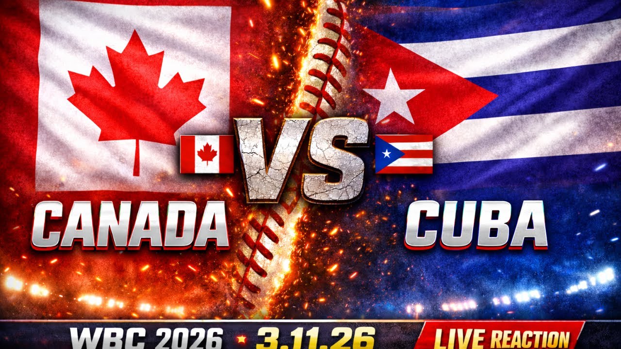 2026 WBC ⚾Cuba vs. Canada LIVE | Radio-Style Play-by-Play #wbc #cuba #canada