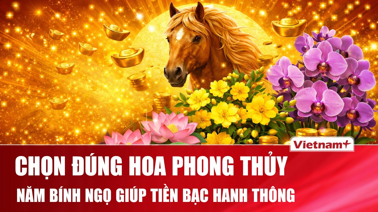 Những loại hoa tốt phong thủy hợp năm Bính Ngọ 2026, kích hoạt vận khí và tài lộc