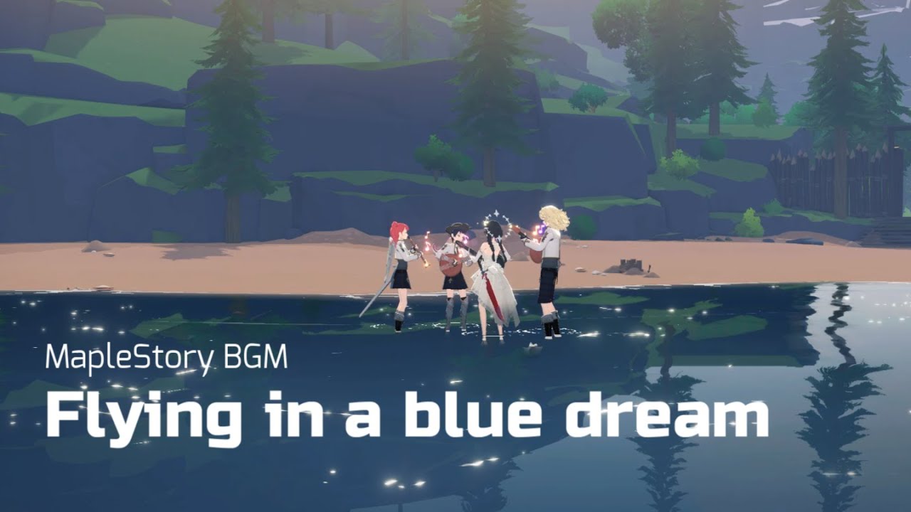 [마비노기 모바일 악보] 메이플스토리(MapleStory) BGM - 루디브리엄행 (Flying in a blue dream)