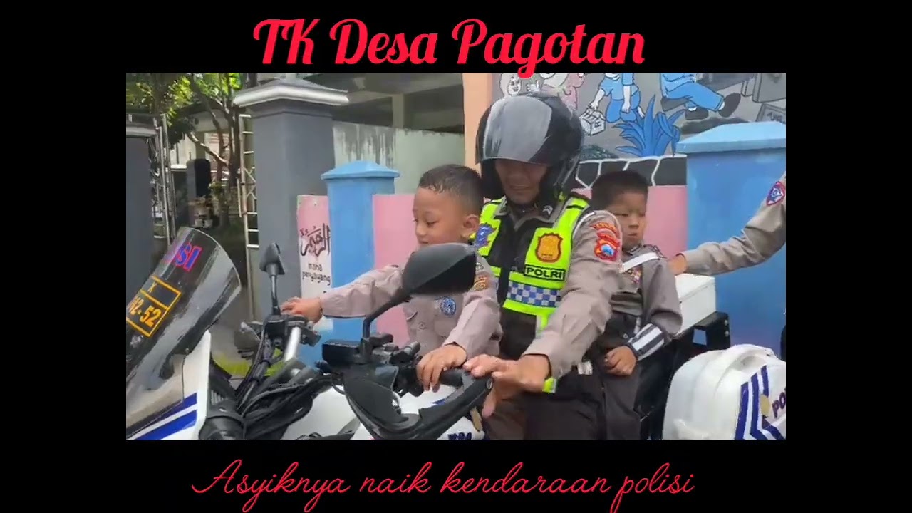 Polisi sahabat anak @tkdesapagotan#polresmadiun