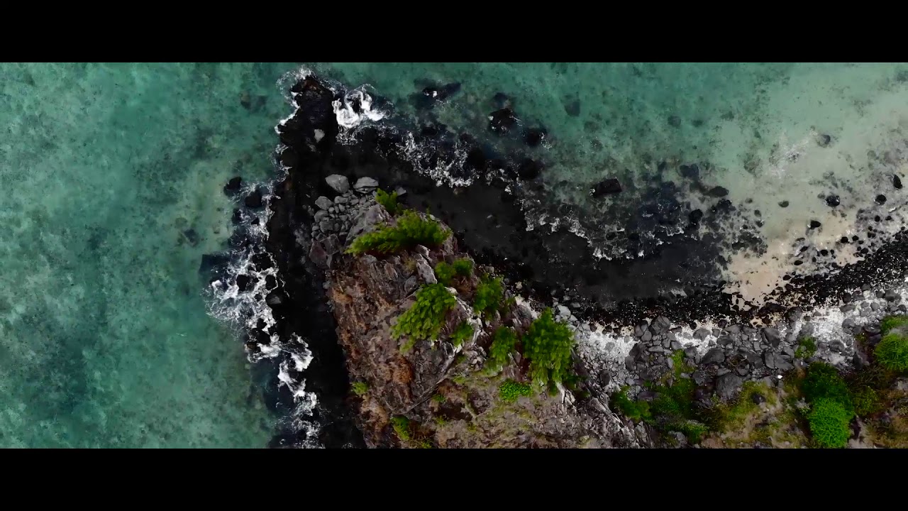 Rodrigues (Mauritius)  Born of colours dripped from Heaven. Mavic Air FullHD drone footage.