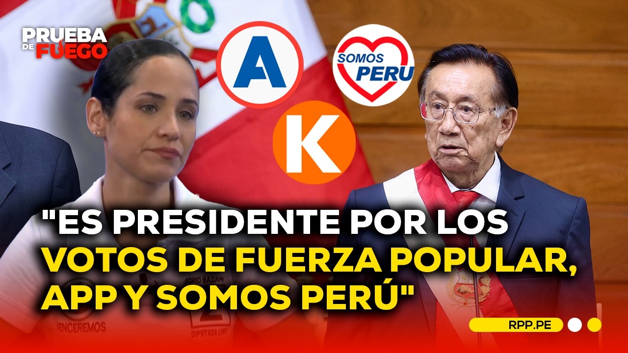 Sigrid Bazán afirma que Balcázar fue elegido con votos de Fuerza Popular, APP y Somos Perú #PDFRPP