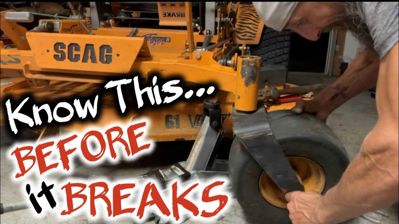 How to Replace Wheel Fork on Zero Turn Mower SCAG TURF TIGER 2