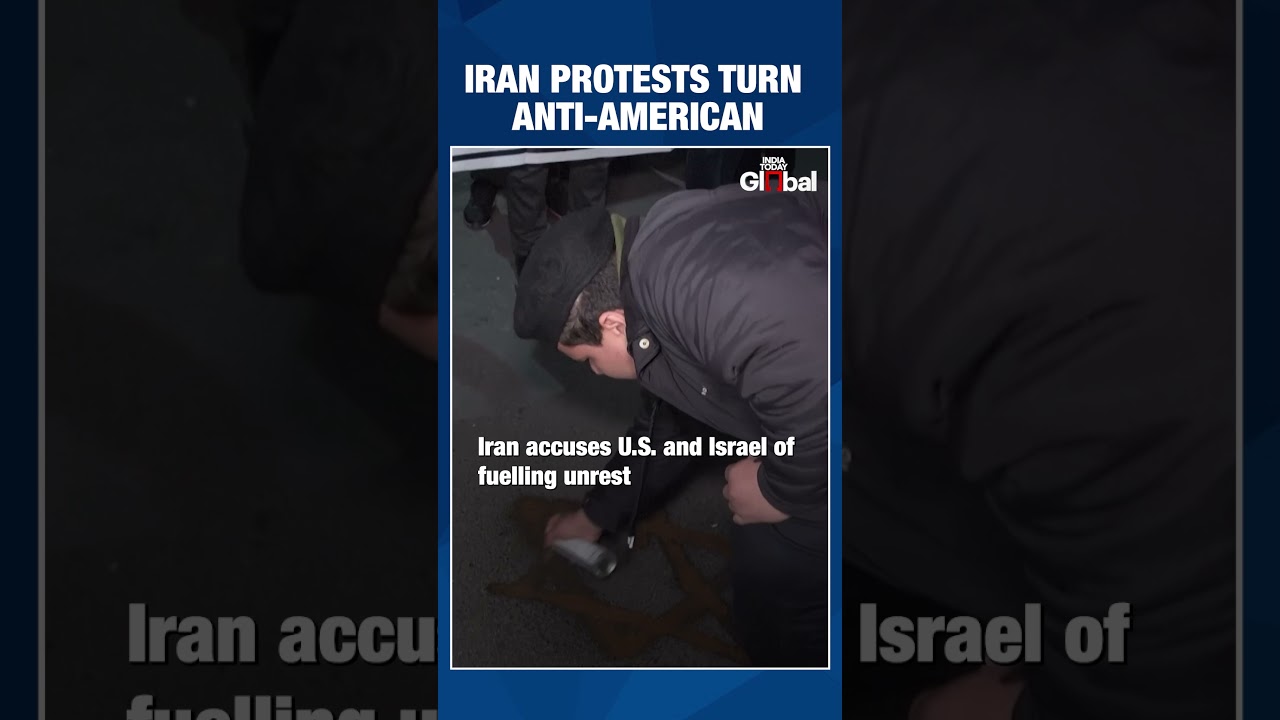 Iran protests escalate as demonstrators burn U.S. flag outside UK embassy