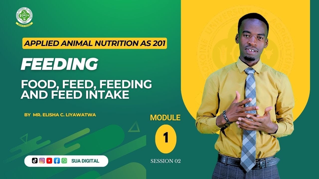 APPLIED ANIMAL NUTRITION; FEEDING - REGULATION OF FEED INTAKE AND MAJOR THEORIES OF FEEDING.