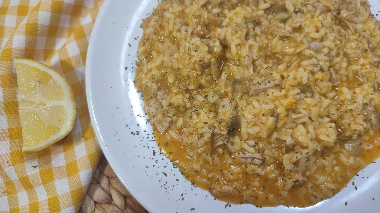 ARROZ MELOSO DE SOLOMILLO Y CHAMPIÑONES, receta perfecta y deliciosa con Mambo!!!