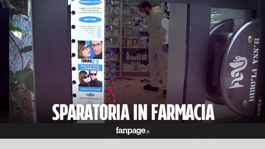 Rapina in Farmacia, feriti dopo sparatoria un Carabiniere e il rapinatore