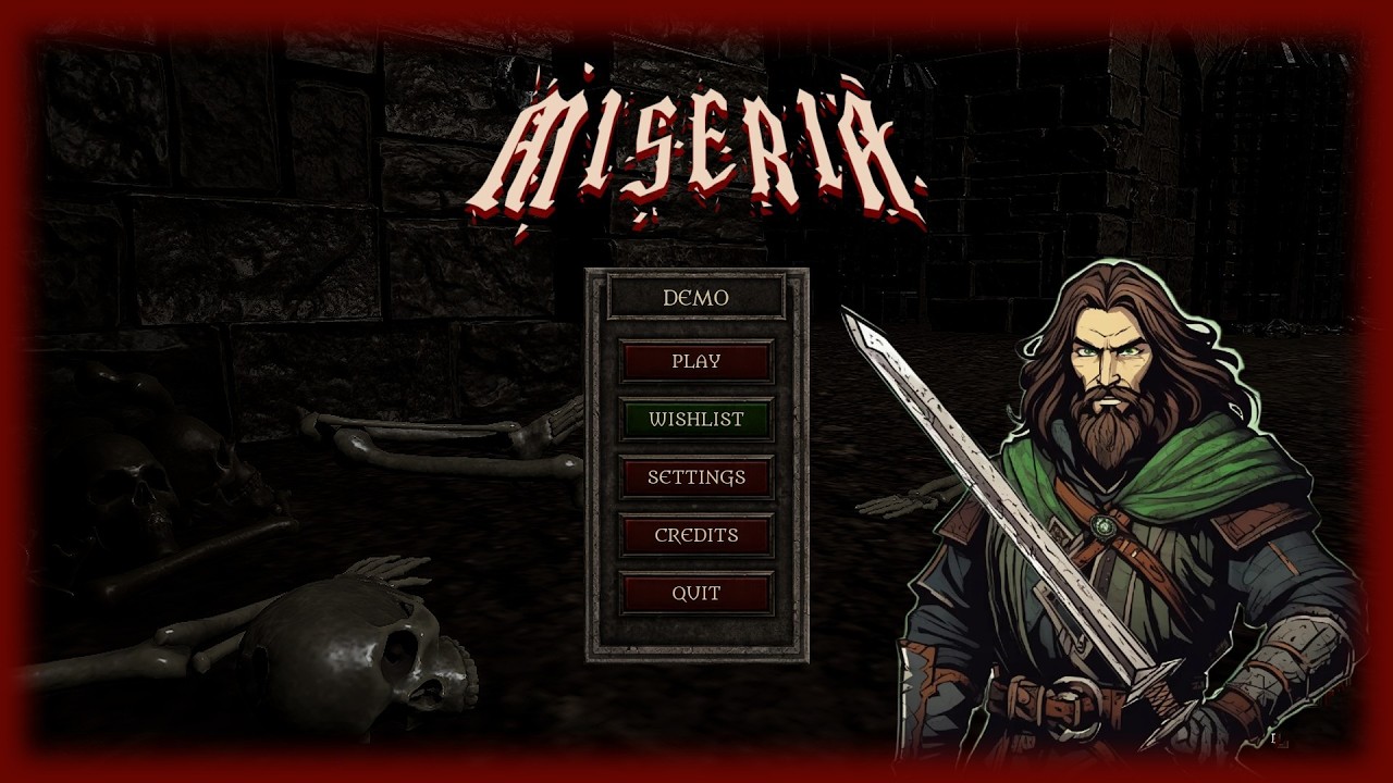 Descending into the dark depths in this new dark fantasy incremental game | Miseria Demo |