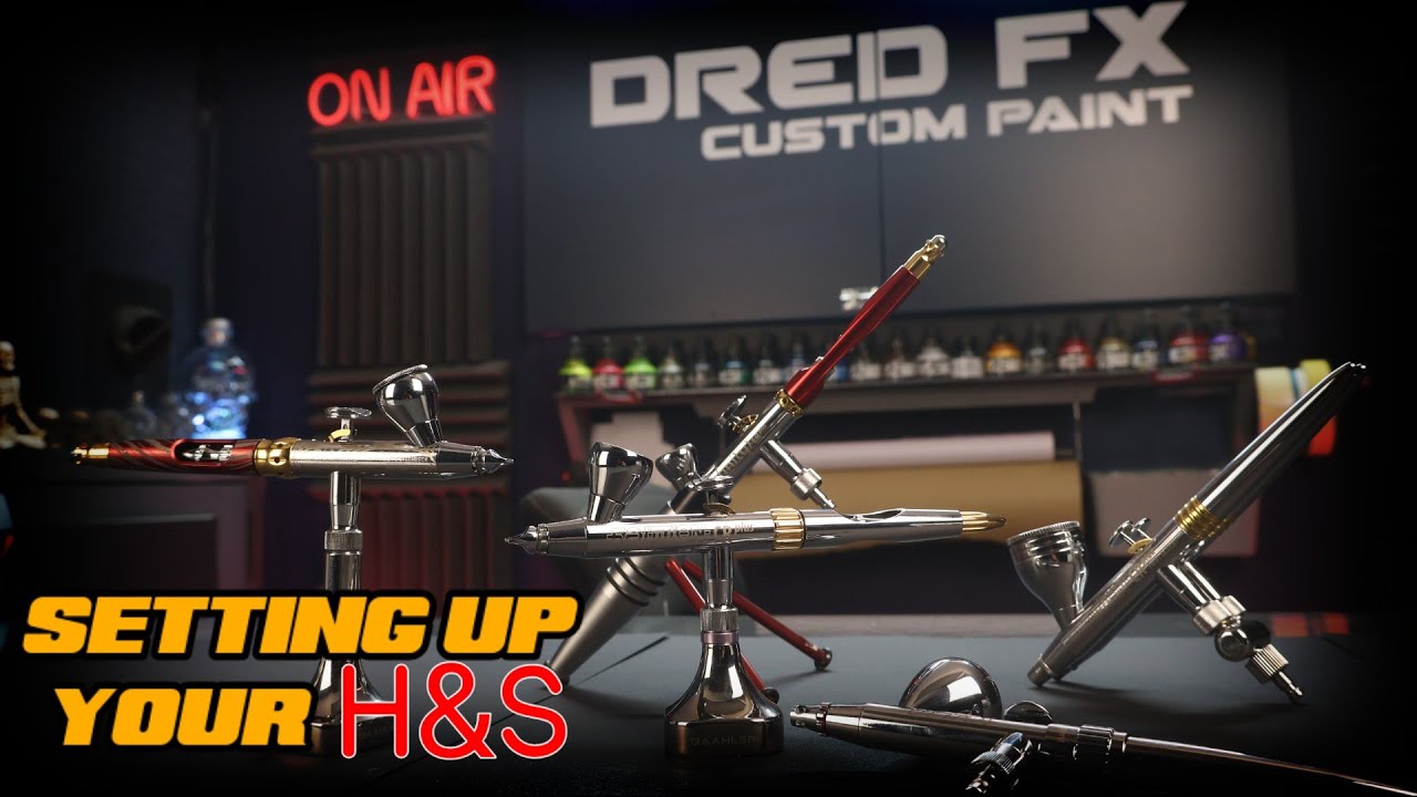 Setting up your harder and steenbeck airbrush to suit you