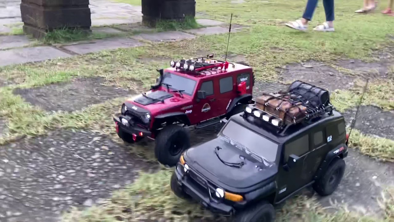 ［JRC］HPI FJ Cruiser / RGT 86100 ShockOil Test  (FJ #20)