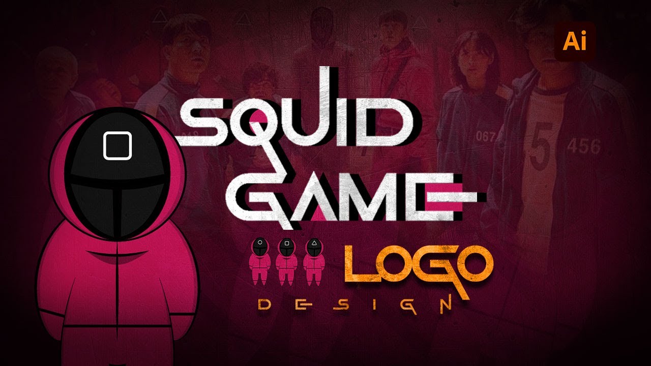 Comment concevoir le logo et les personnages de Squid Game avec Illustrator 2021