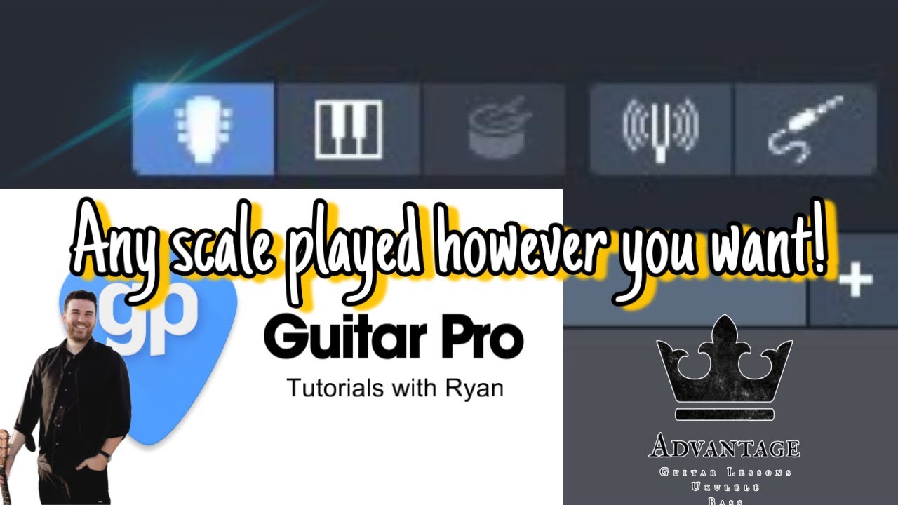 Guitar Pro Tutorial 8 | Fretboard View and Scales | Dorian Mode